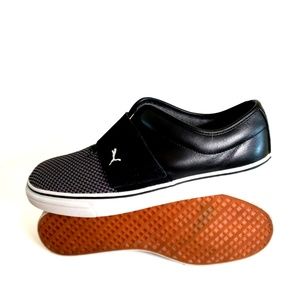 PUMA EL Rey Cross Perf Leather SlipOn Snkrs SZ 9.5